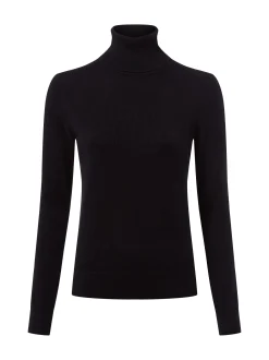 Franco Callegari Damen Pure Cashmere Pullover in schwarz