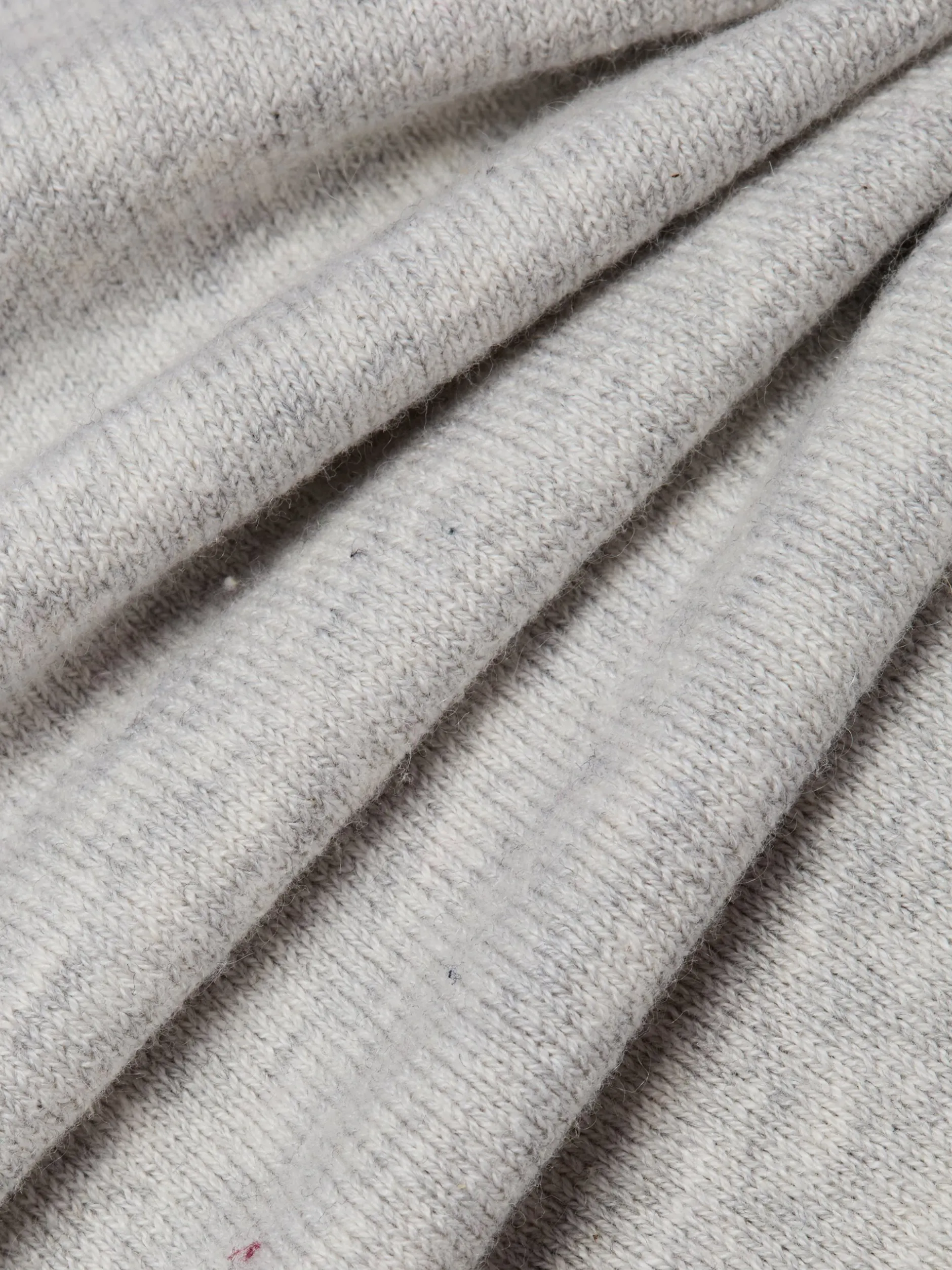 Franco Callegari Damen Strickpullover mit Cashmere-Anteil in hellgrau