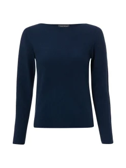 Franco Callegari Damen Strickpullover in marine