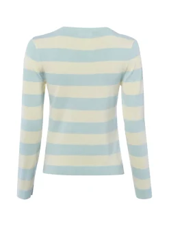 Franco Callegari Damen Strickpullover in hellblau vanille