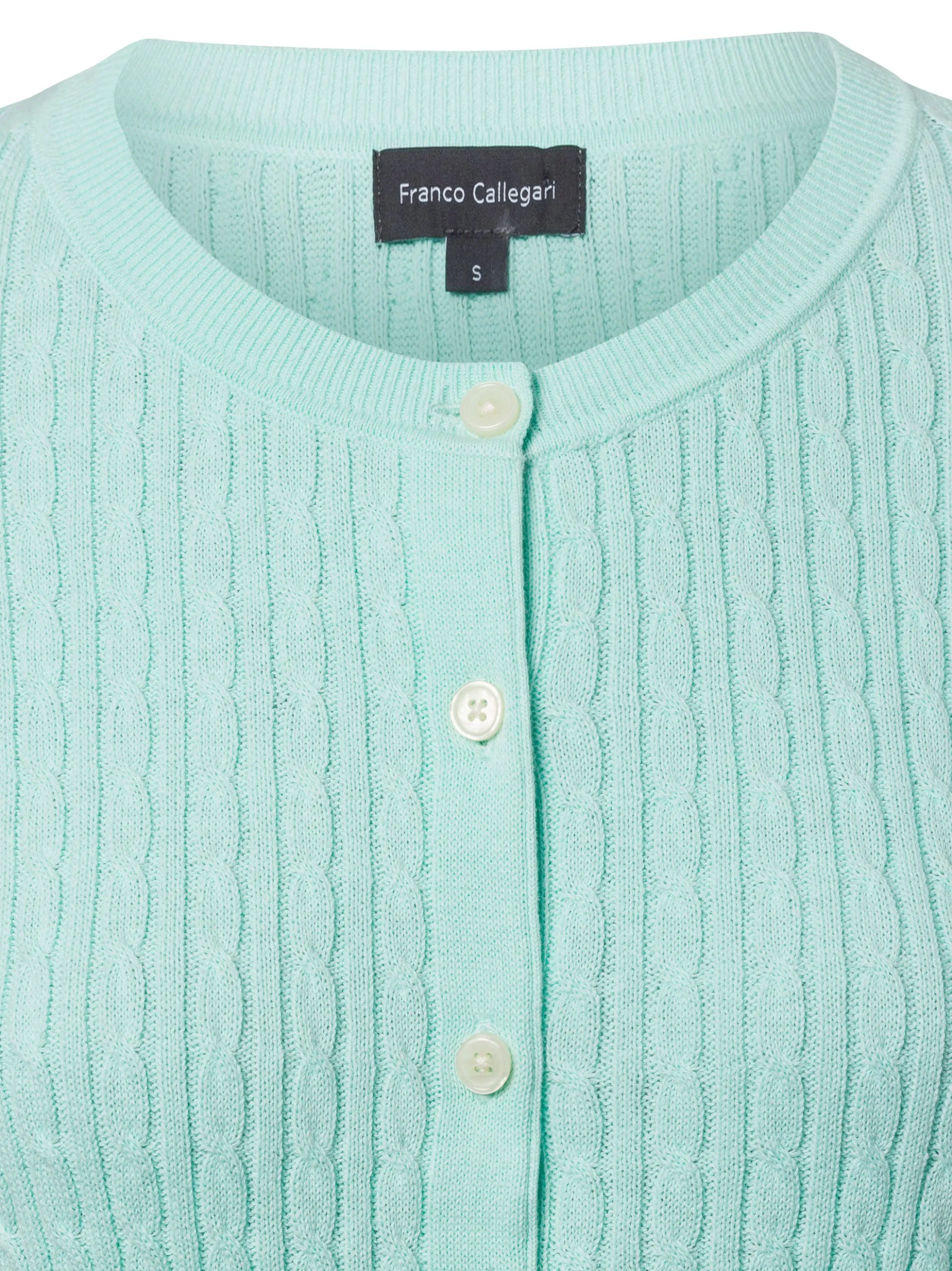 Franco Callegari Damen Strickjacke in mint