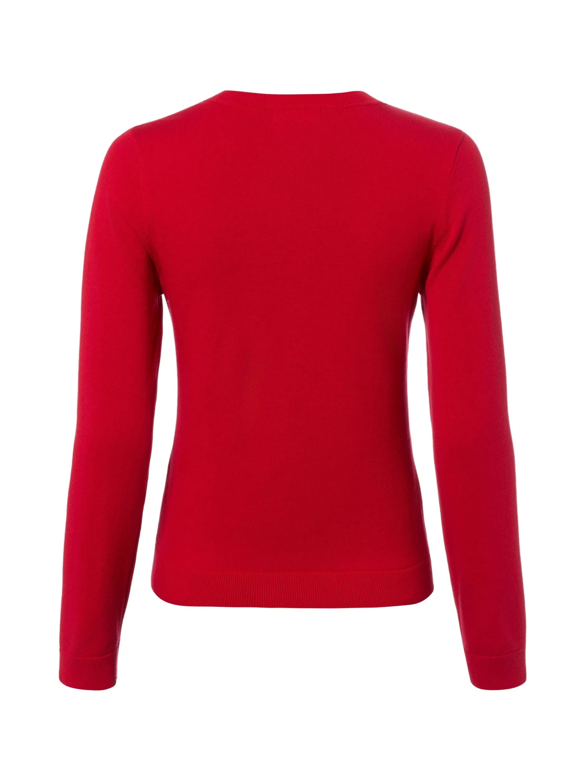 Franco Callegari Damen Strickpullover in rot