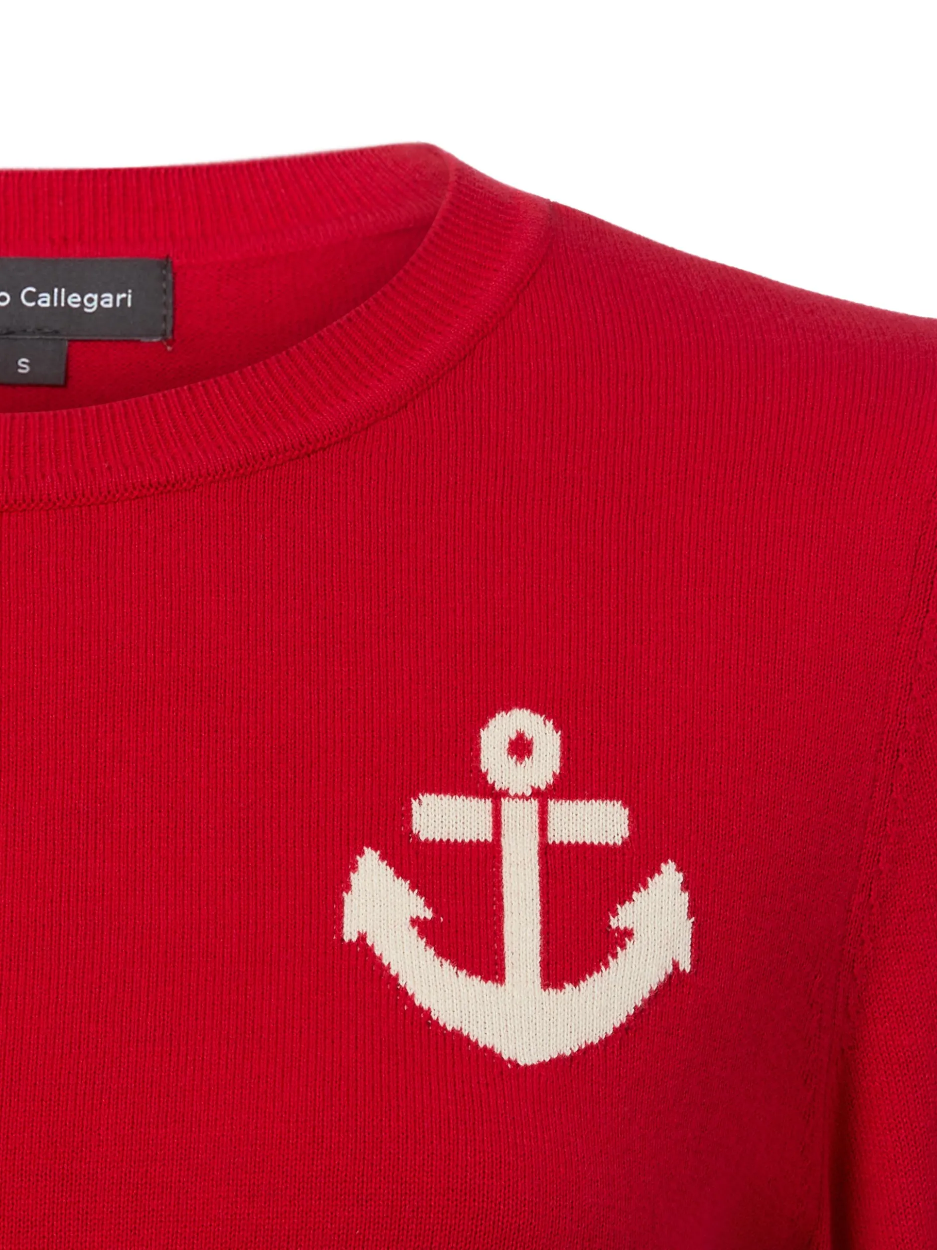 Franco Callegari Damen Strickpullover in rot