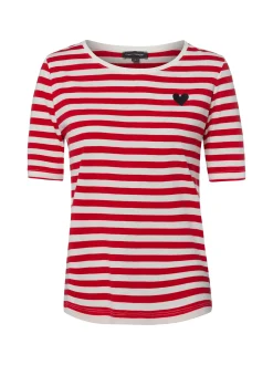 Franco Callegari Damen T-Shirt in rot weiß
