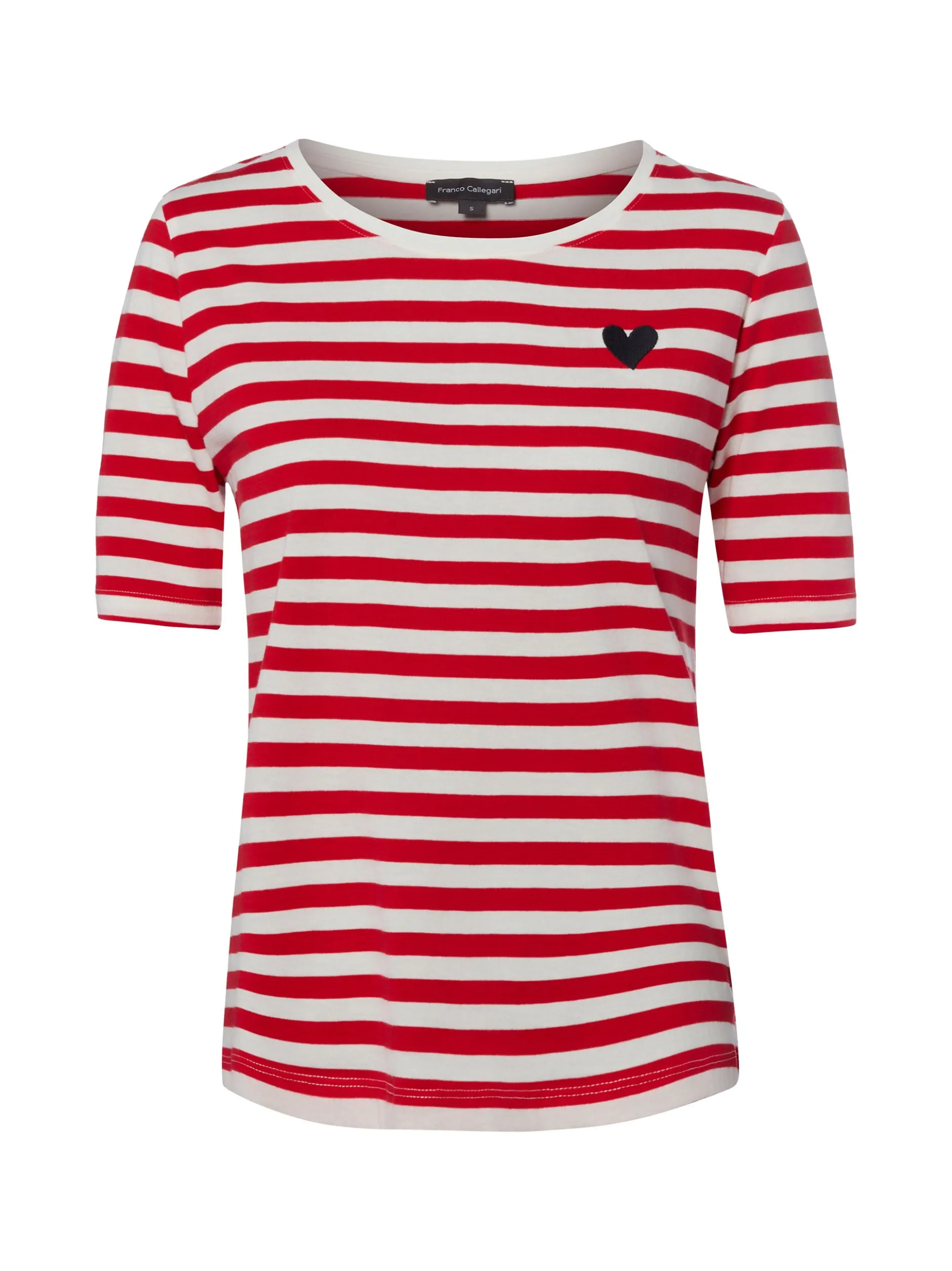 Franco Callegari Damen T-Shirt in rot weiß