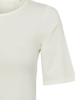 Franco Callegari Damen T-Shirt in ecru - Ärmel: kurzarm