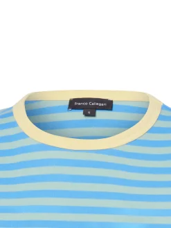 Franco Callegari Damen T-Shirt in hellblau mint