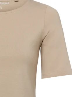 Franco Callegari Damen T-Shirt in taupe - Ärmel: kurzarm