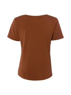 Franco Callegari Damen T-Shirt in cognac
