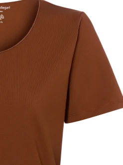 Franco Callegari Damen T-Shirt in cognac