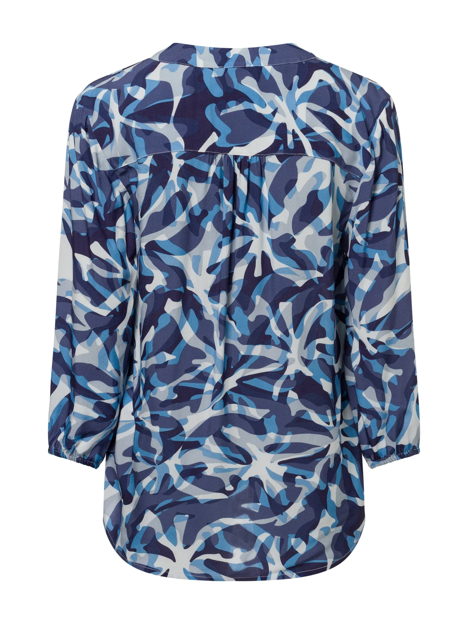 Franco Callegari Damen Tunikabluse - Lola in marine blau