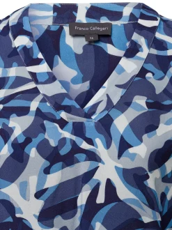 Franco Callegari Damen Tunikabluse - Lola in marine blau