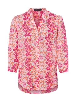 Franco Callegari Damen Tunikabluse in pink orange