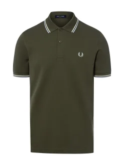Fred Perry Herren Poloshirt in schilf - Ärmel: kurzarm