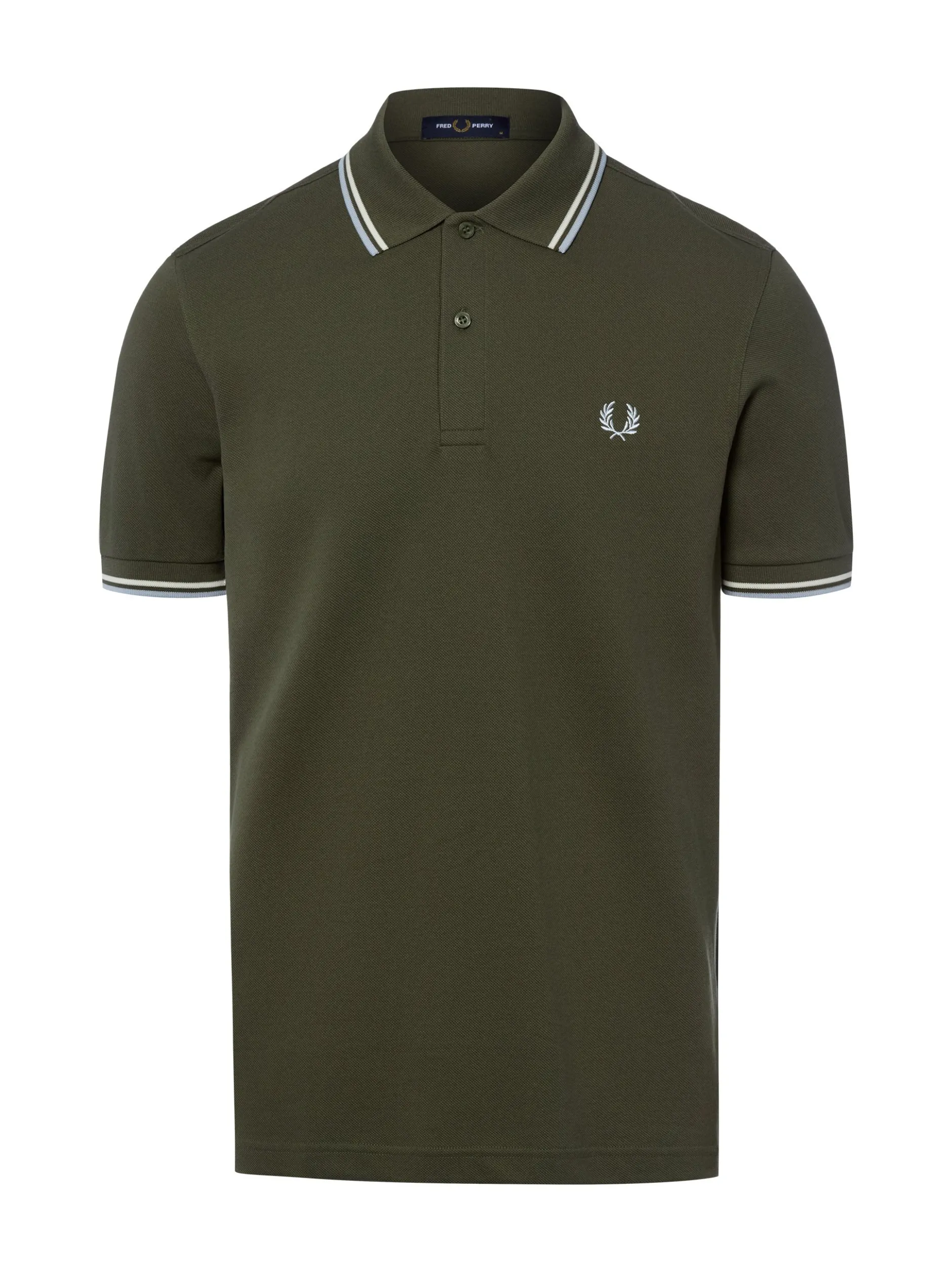 Fred Perry Herren Poloshirt in schilf - Ärmel: kurzarm