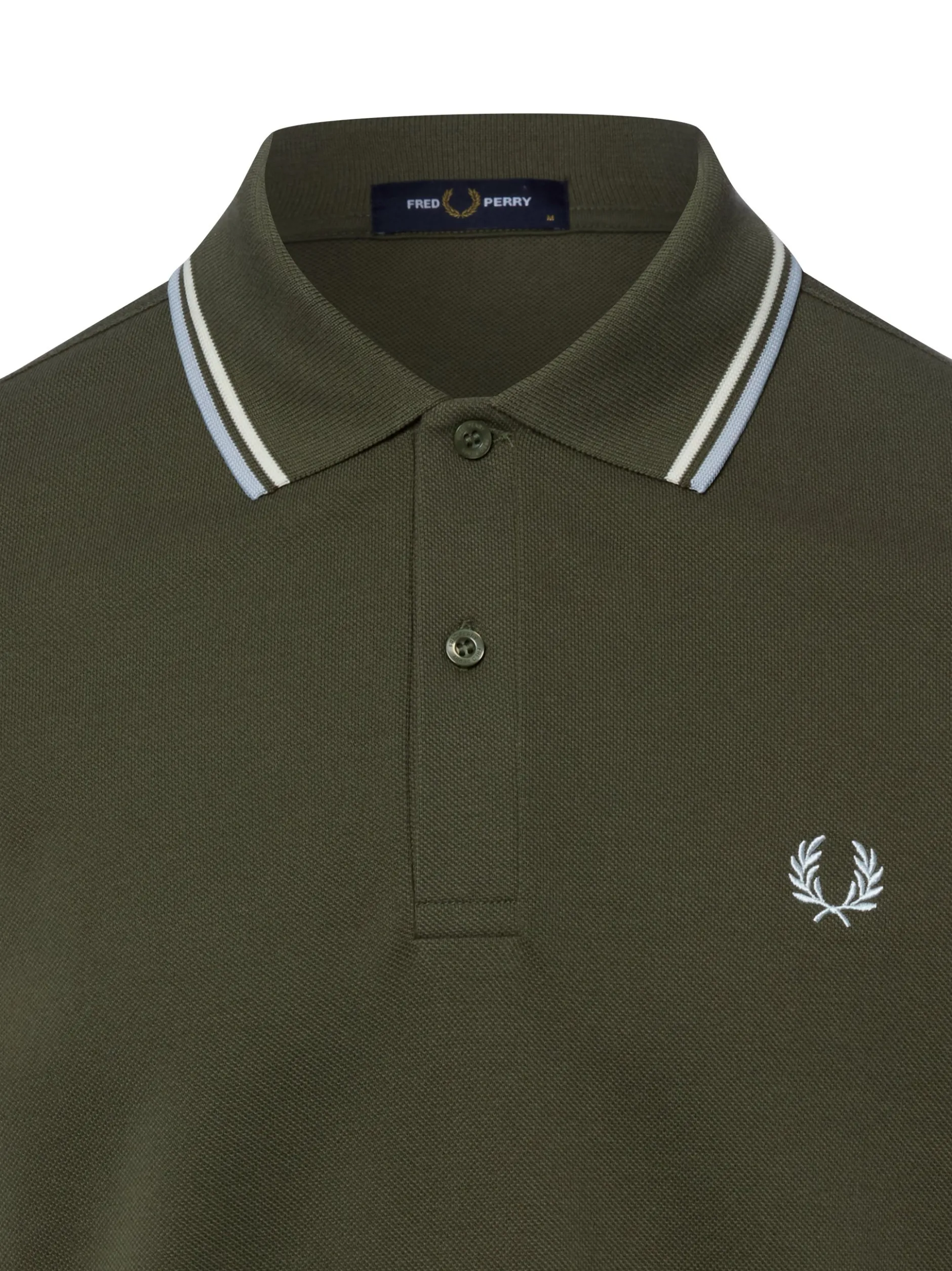 Fred Perry Herren Poloshirt in schilf - Ärmel: kurzarm
