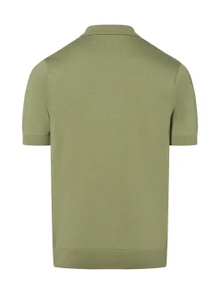 Fred Perry Herren Poloshirt in oliv - Ärmel: kurzarm
