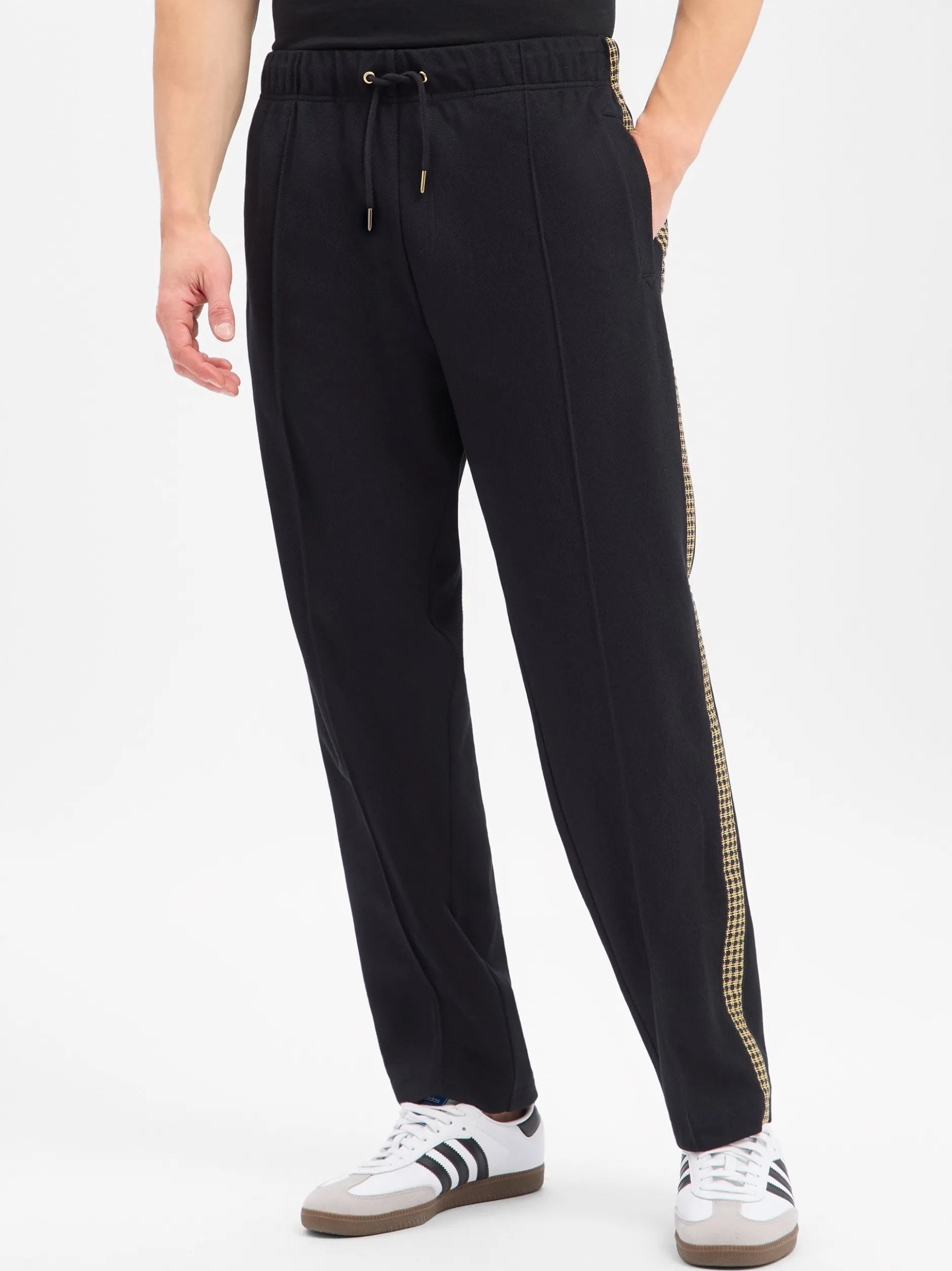 Fred Perry Herren Sweathose in marine gelb