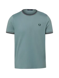 Fred Perry Herren T-Shirt in blau bordeaux