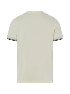 Fred Perry Herren T-Shirt in ecru - Ausschnitt: Rundhals