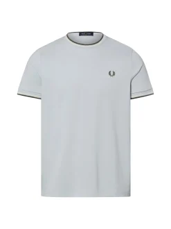 Fred Perry Herren T-Shirt in hellblau - Ärmel: kurzarm
