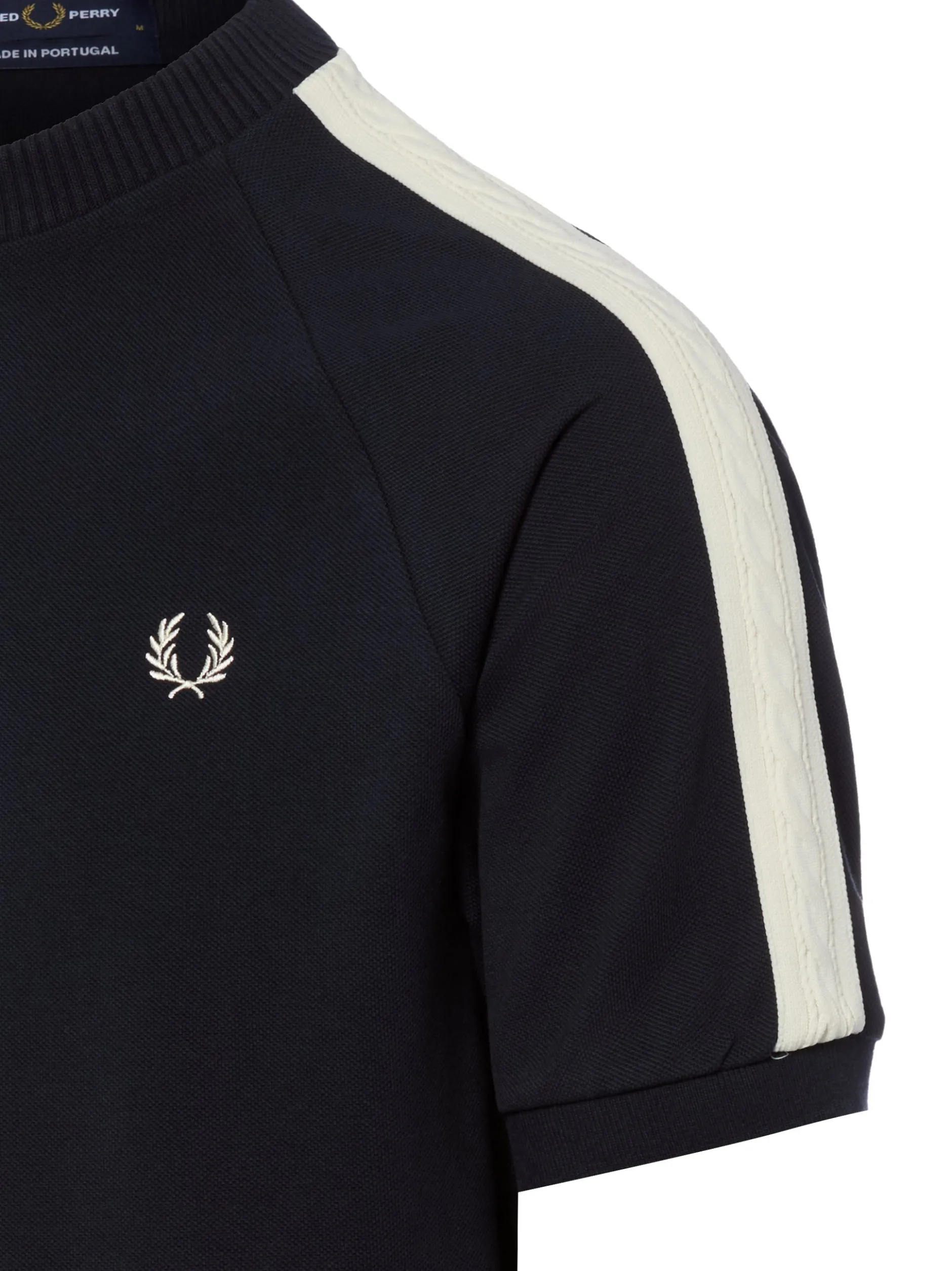 Fred Perry Herren T-Shirt in marine ecru