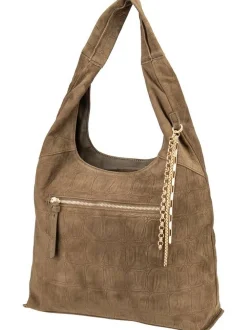 FredsBruder Damen Handtasche - Velvet Wild Hobo in khaki