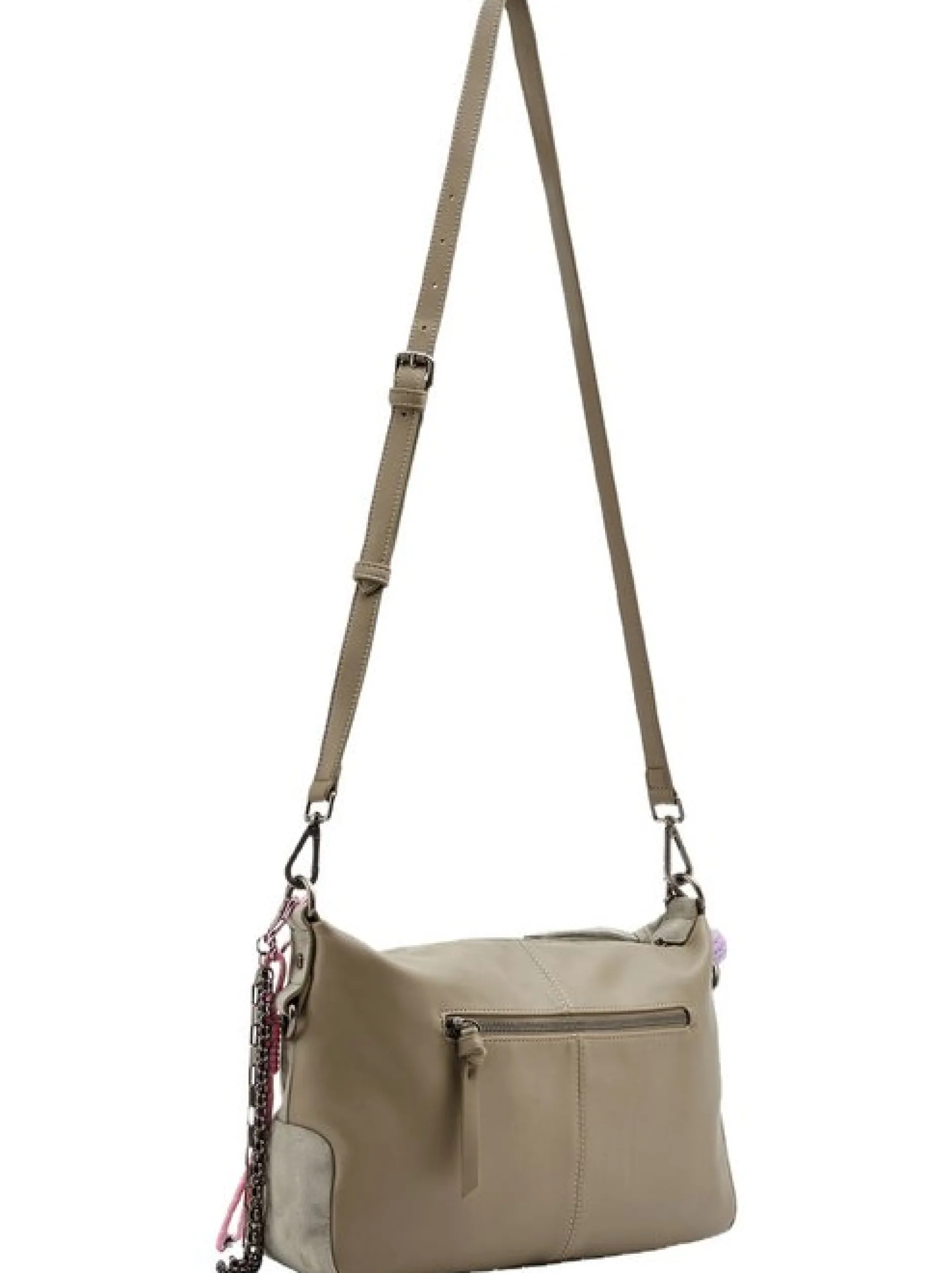 FredsBruder Damen Schultertasche - Beautiful Mess Shoulderbag in grau