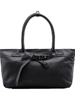 FredsBruder Damen Shopper - Belted With Love Shopper in schwarz