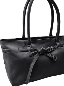 FredsBruder Damen Shopper - Belted With Love Shopper in schwarz