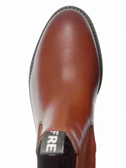 FREUDE Damen Chelsea-Boots - BIMBA in cognac