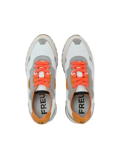 FREUDE Damen Sneaker - AGATA in weiß orange