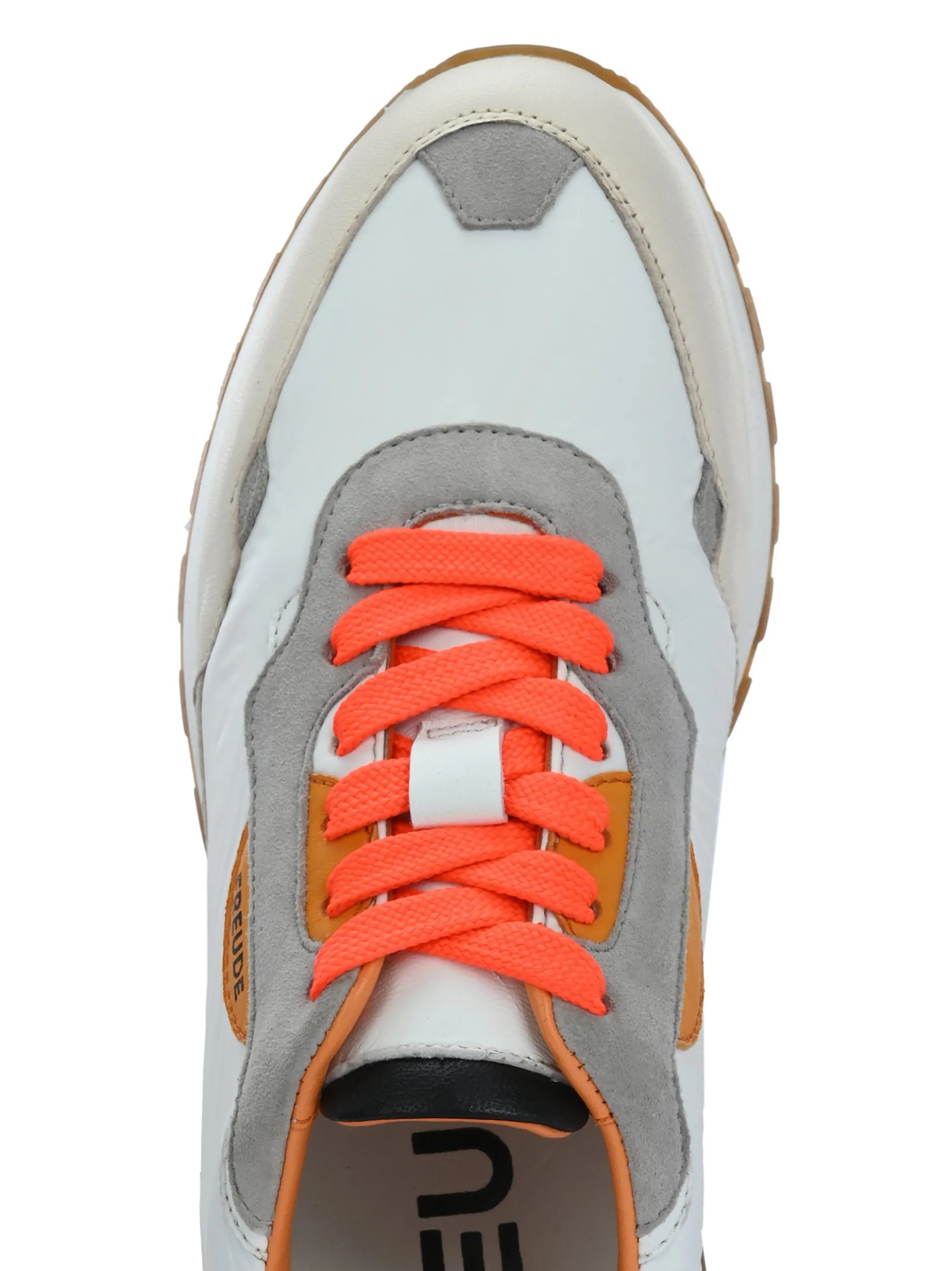 FREUDE Damen Sneaker - AGATA in weiß orange