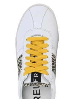 FREUDE Damen Sneaker - ARIELLE in weiß braun