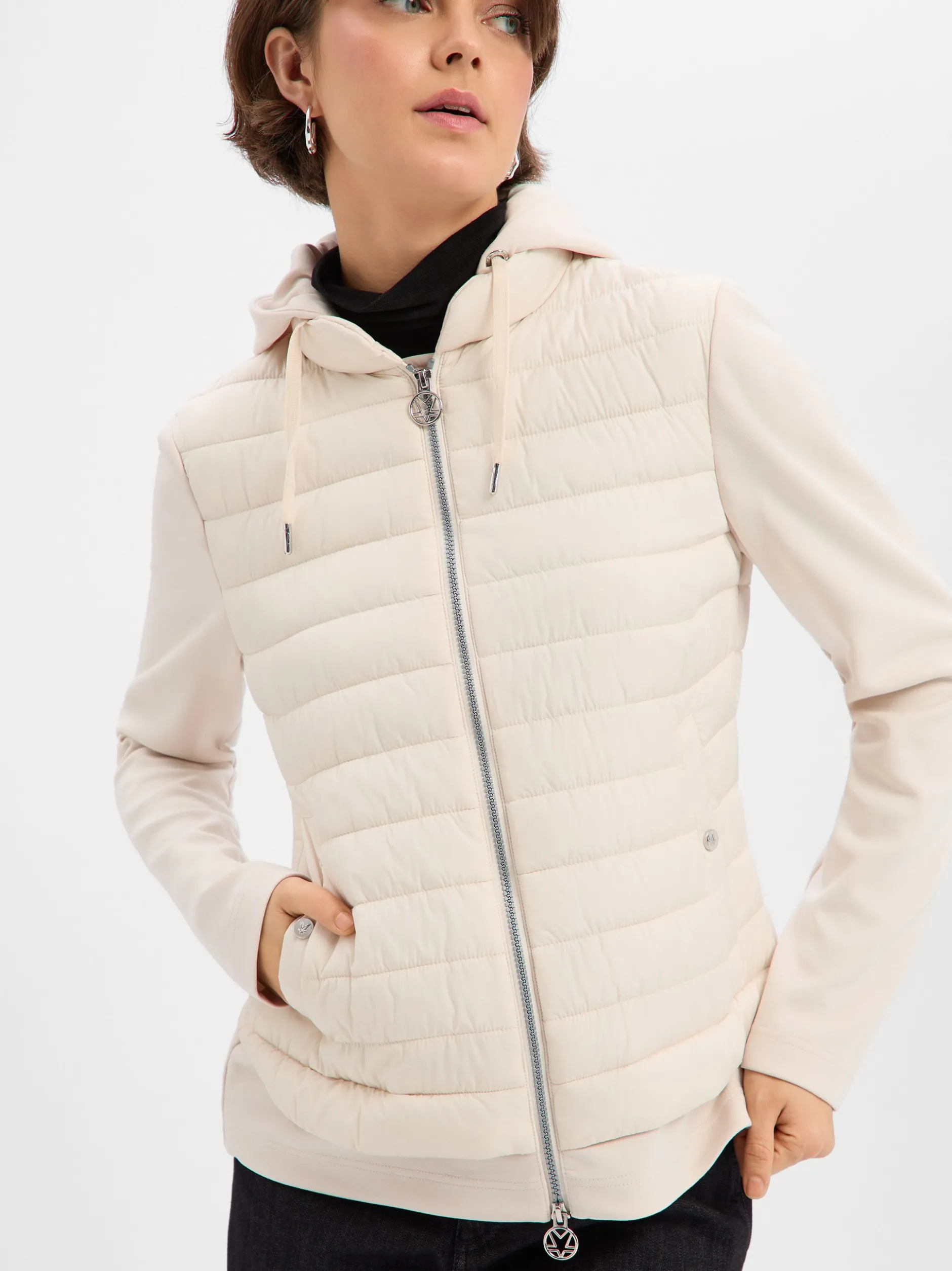 Fuchs Schmitt Damen Steppjacke in ecru