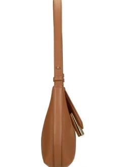 Furla Damen Schultertasche - Goccia Shoulder Bag in cognac