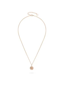 Fynch-Hatton Damen Halskette - The Northstar Coin in roségold