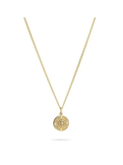 Fynch-Hatton Damen Halskette - The Northstar Coin in gold