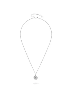Fynch-Hatton Damen Halskette - The Northstar Coin in silber