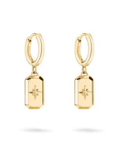 Fynch-Hatton Damen Ohrhänger - Sparkling Star in gold