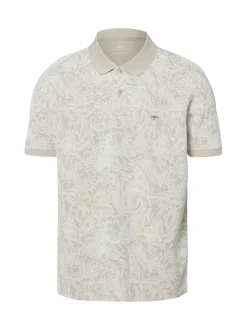 Fynch-Hatton Herren Poloshirt in kitt weiß