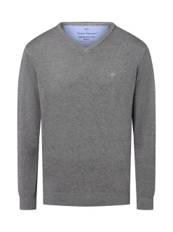 Fynch-Hatton Herren Pullover in grau - Ärmel: langarm