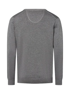 Fynch-Hatton Herren Pullover in grau - Ärmel: langarm