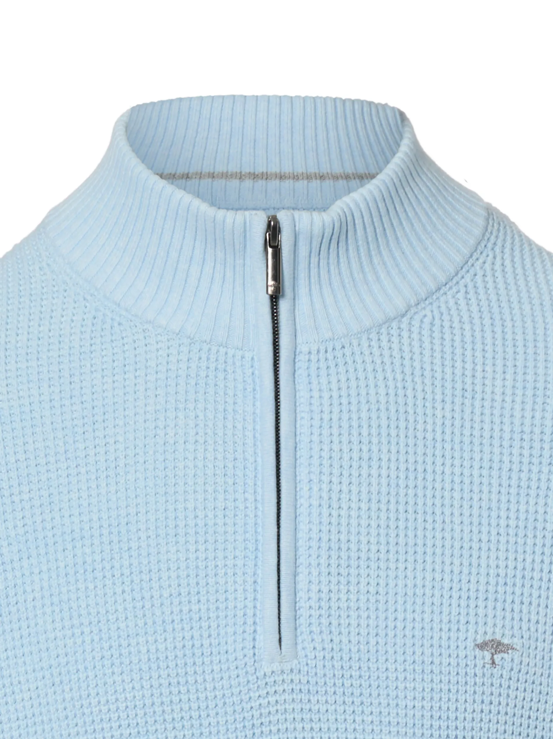 Fynch-Hatton Herren Strickpullover in hellblau