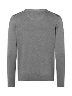 Fynch-Hatton Herren Strickpullover in grau