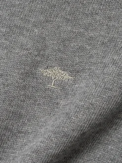 Fynch-Hatton Herren Strickpullover in grau