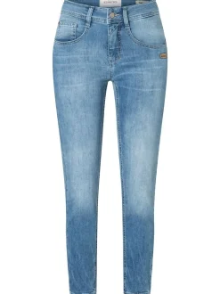 GANG Damen Jeans - 94AMELIE CROPPED in hellblau