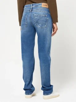 GANG Damen Jeans - 94AMELIE STRAIGHT in blau