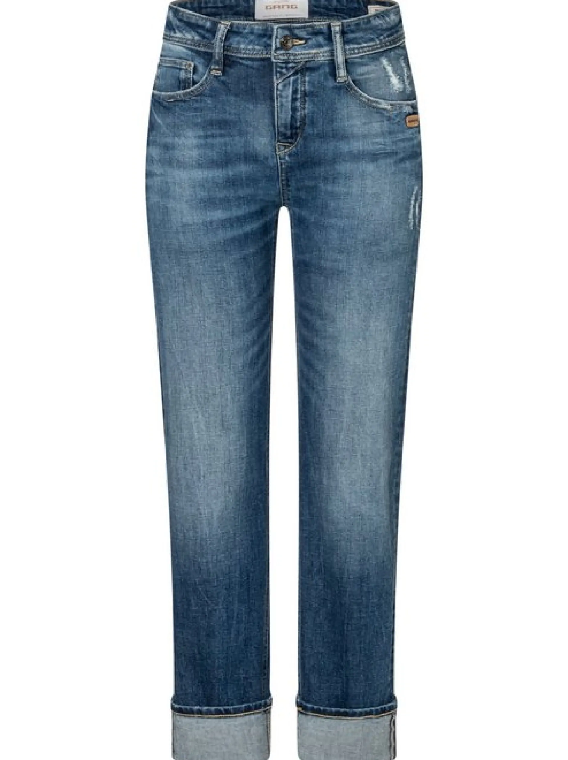 GANG Damen Jeans - 94AMELIE STRAIGHT in blau