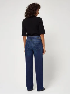 GANG Damen Jeans - 94AMELIE WIDE in blau - Länge: lang